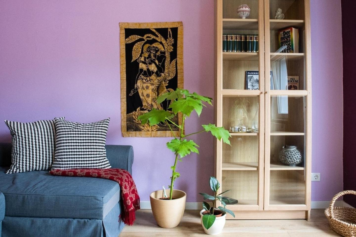 Farbenfrohe Ferienwohnung Детмолд Екстериор снимка