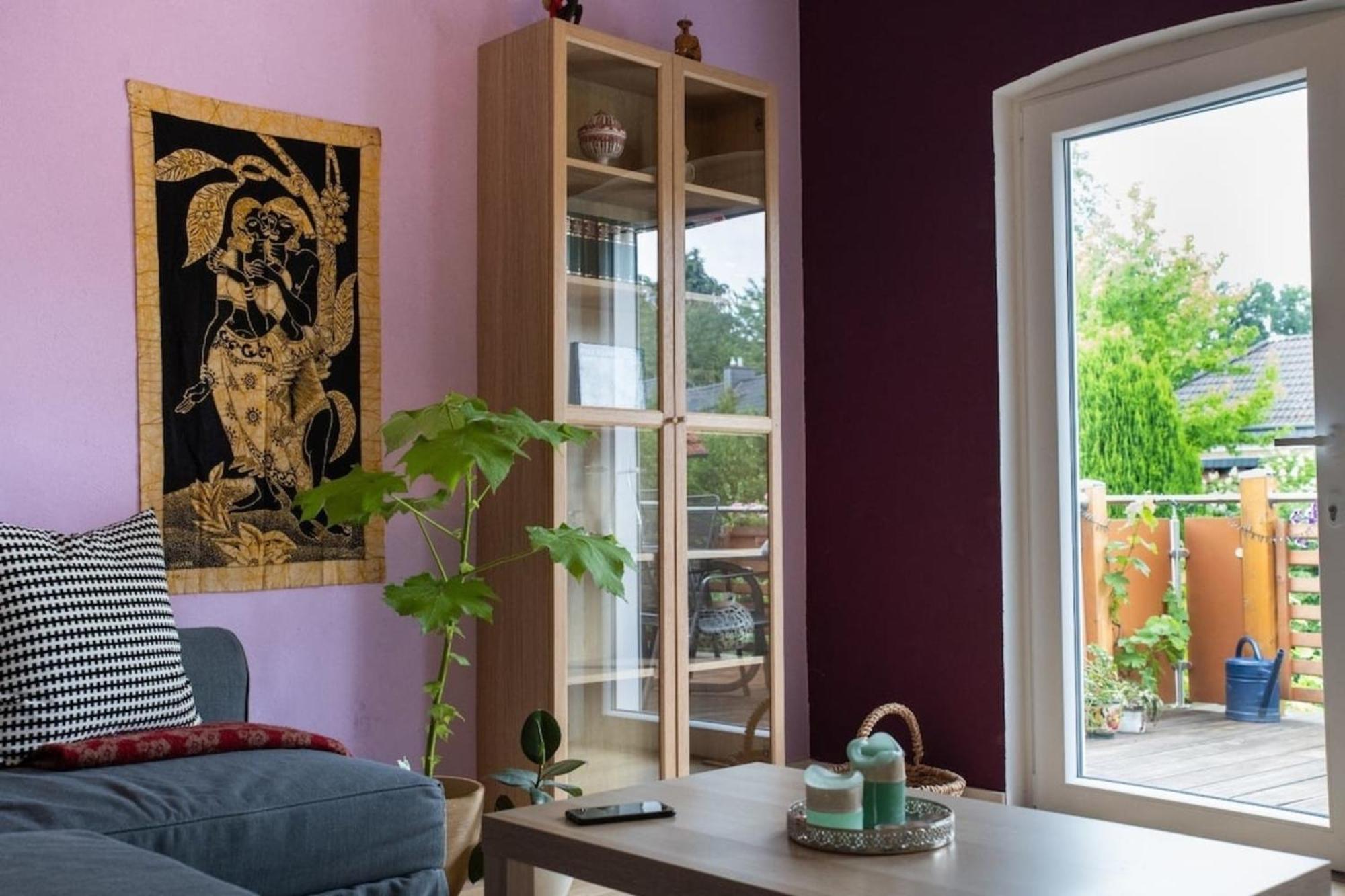 Farbenfrohe Ferienwohnung Детмолд Екстериор снимка