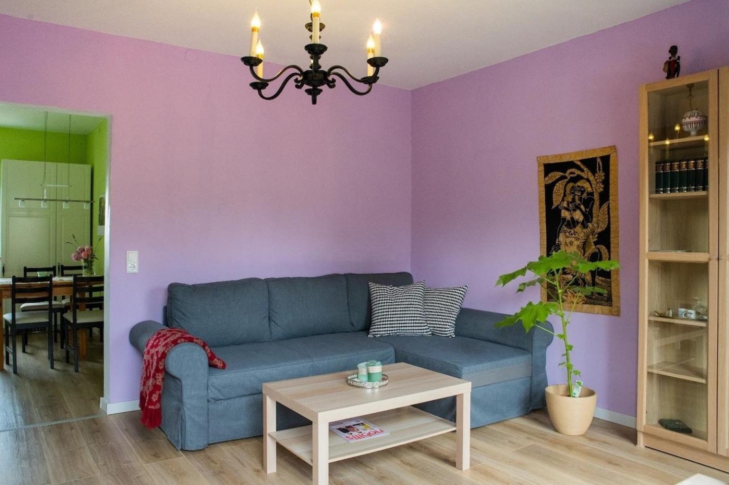 Farbenfrohe Ferienwohnung Детмолд Екстериор снимка